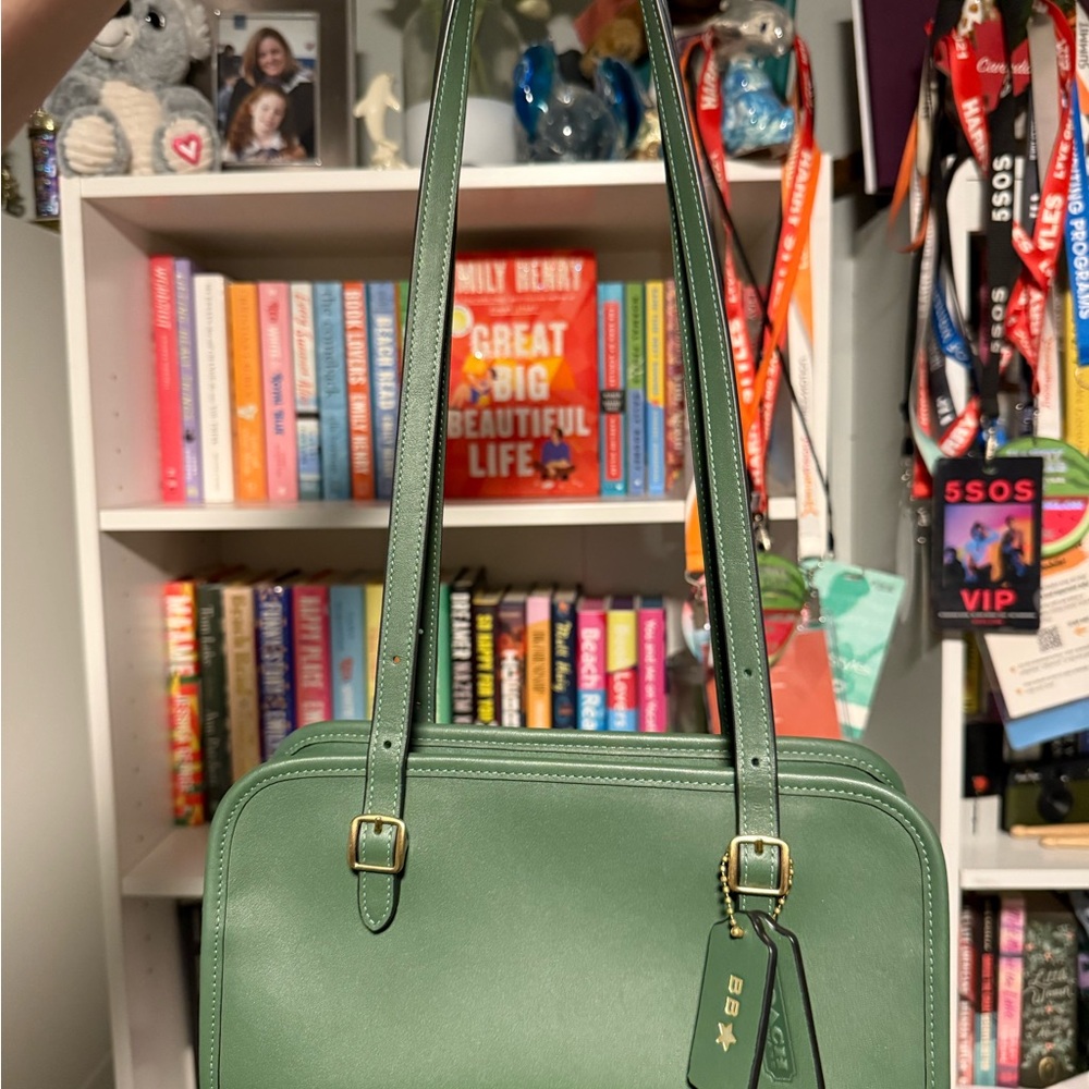 Coach Green Swing Zip